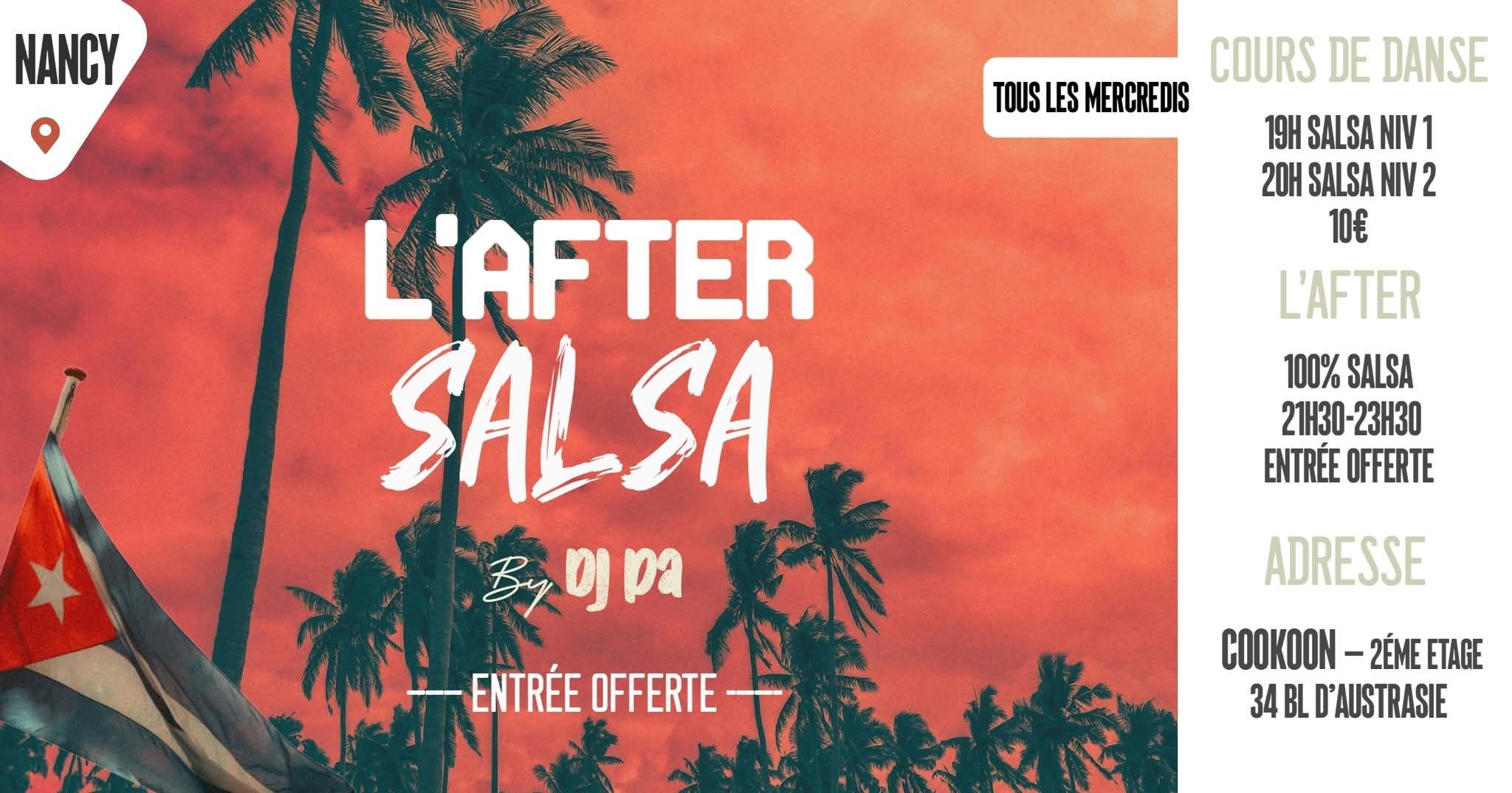 Flyer von L'after Salsa