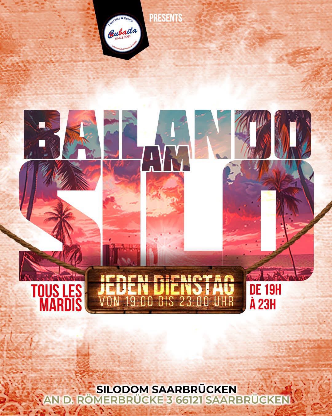 Flyer von Bailando am Silo