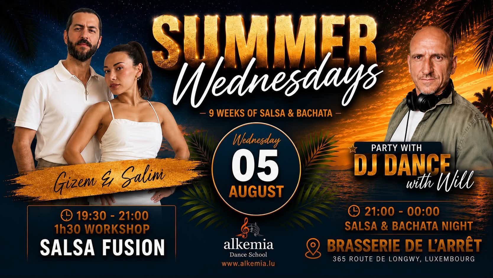 Summer Wednesdays flyer
