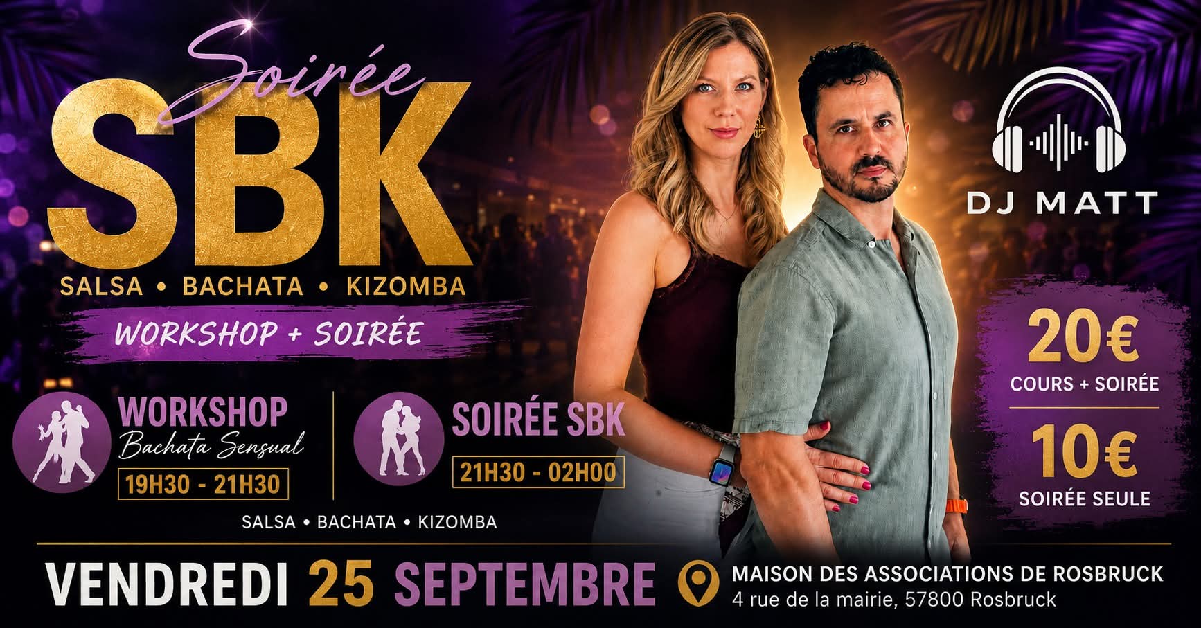 Soirée SBK à Rosbruck flyer