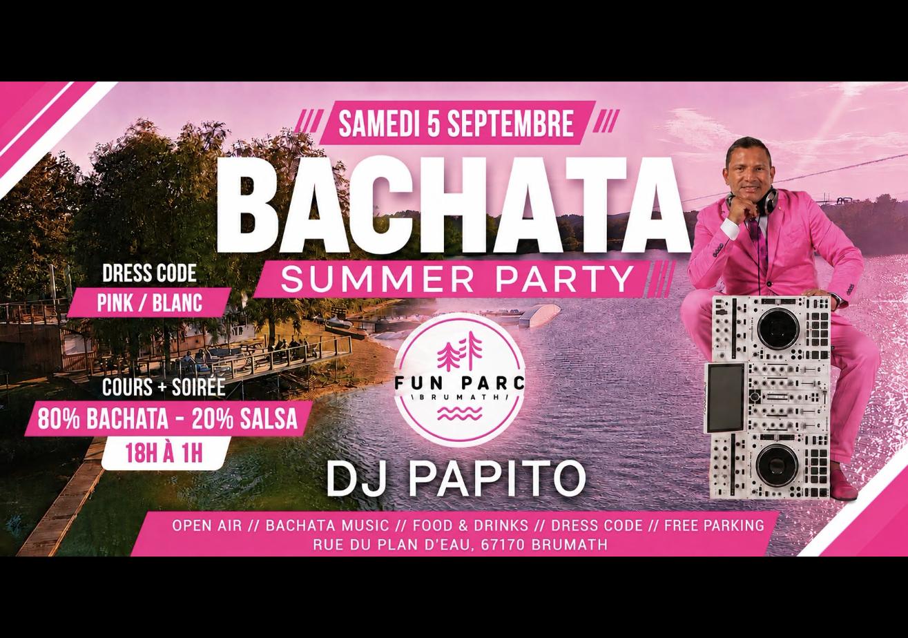 Flyer de đ©· BACHATA SUMMER PARTY đ©· Open Air