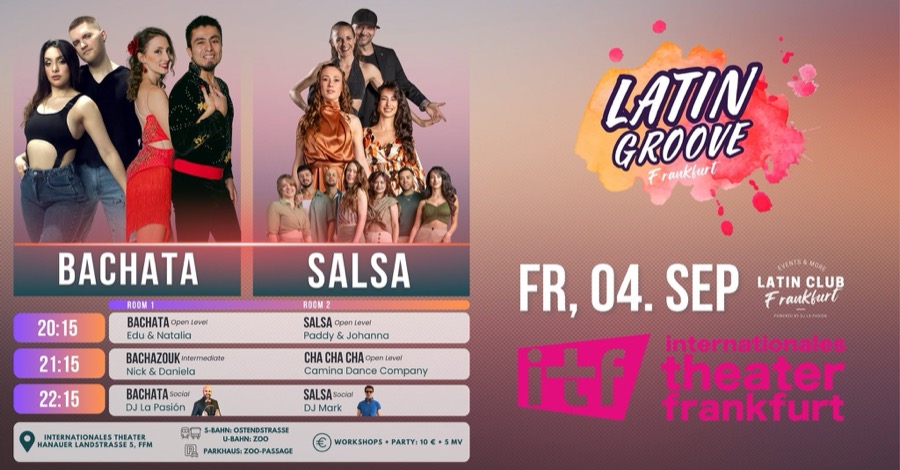 Flyer de ❀ Latin Groove Frankfurt ❀ – 2 Floors