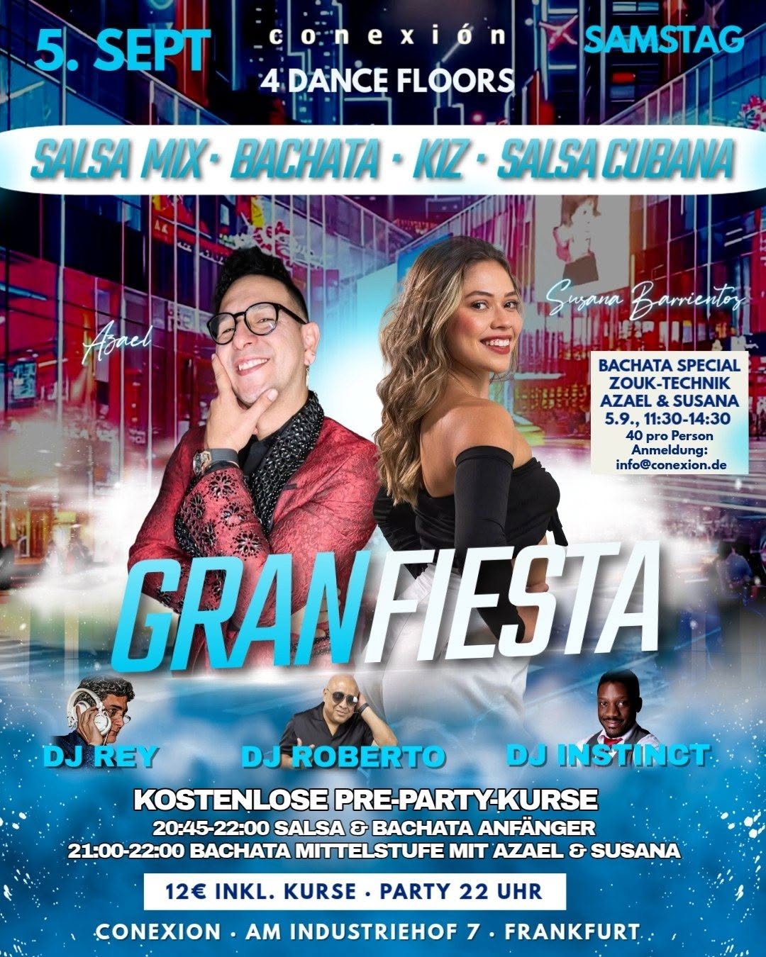 Flyer von Conexion – Gran Fiesta Party