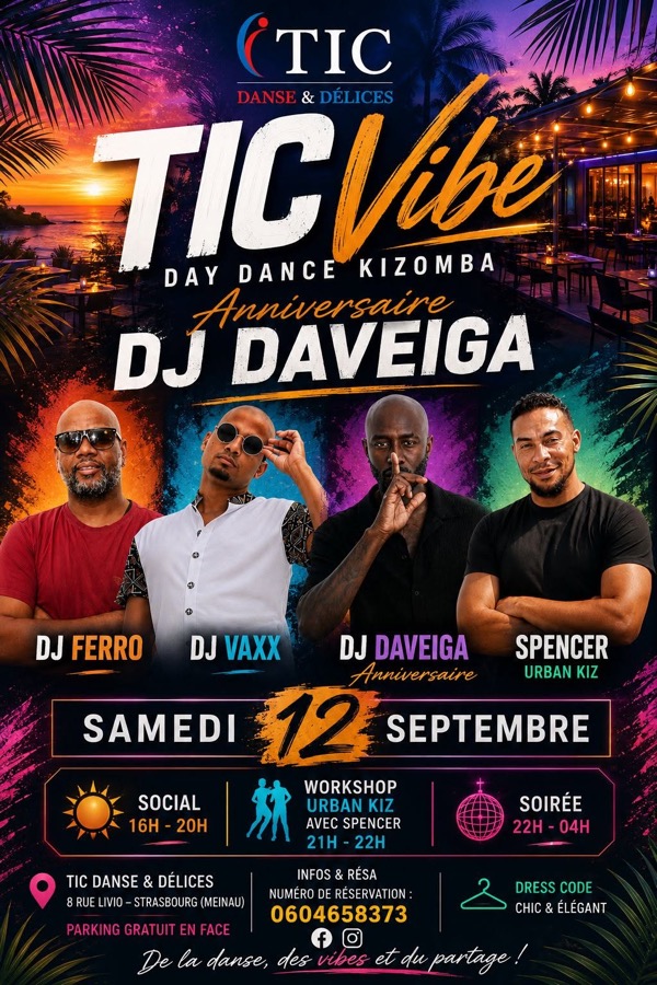 Flyer von Tic Vibe – Kizomba Day