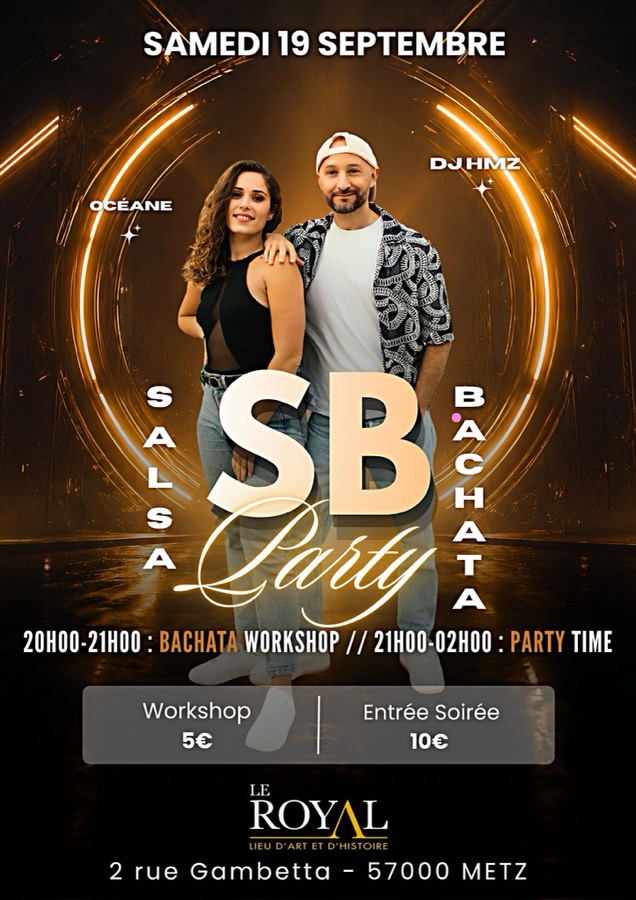 Flyer von Soirée au Royal – Salsa & Bachata