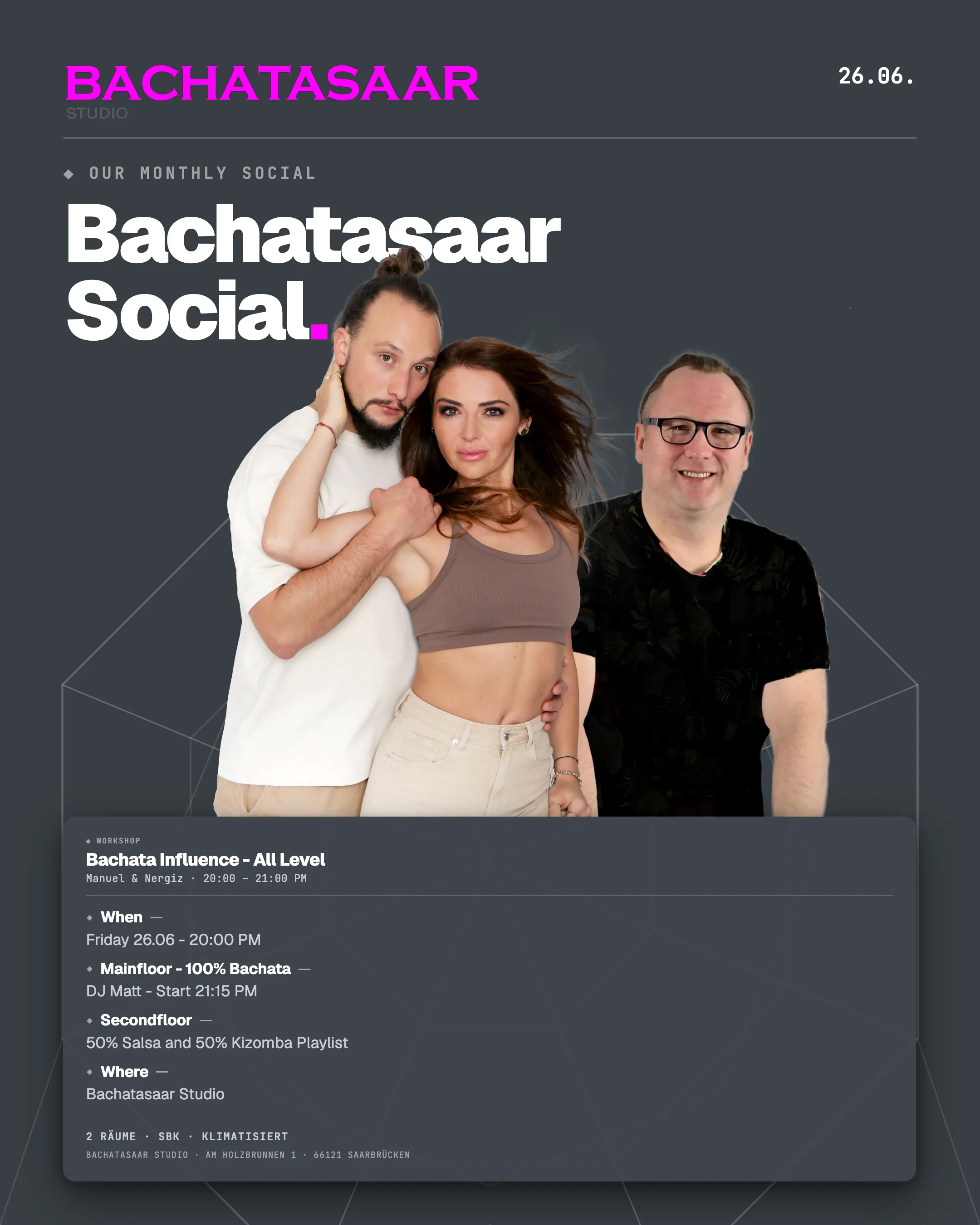 Flyer von Bachatasaar Social